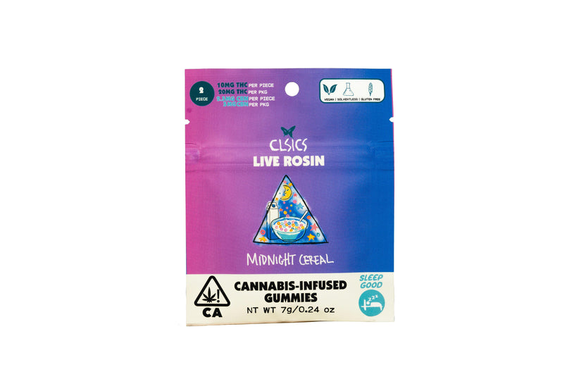 CBN Midnight Cereal 2Pk GUMMIES LIVE ROSIN INFUSED