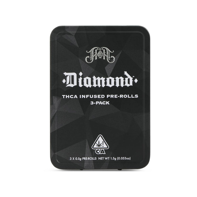 Zerealz | Hybrid - Diamond THCA-Infused Pre-Rolls - 1.5G Three-Pack