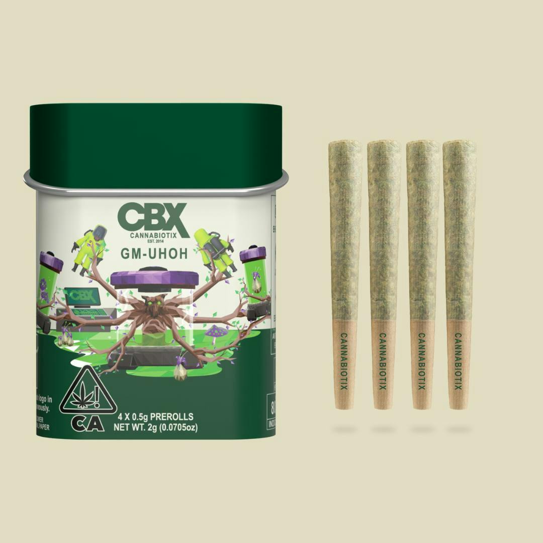 GM-UHOH Preroll 4 Pack [2g total]