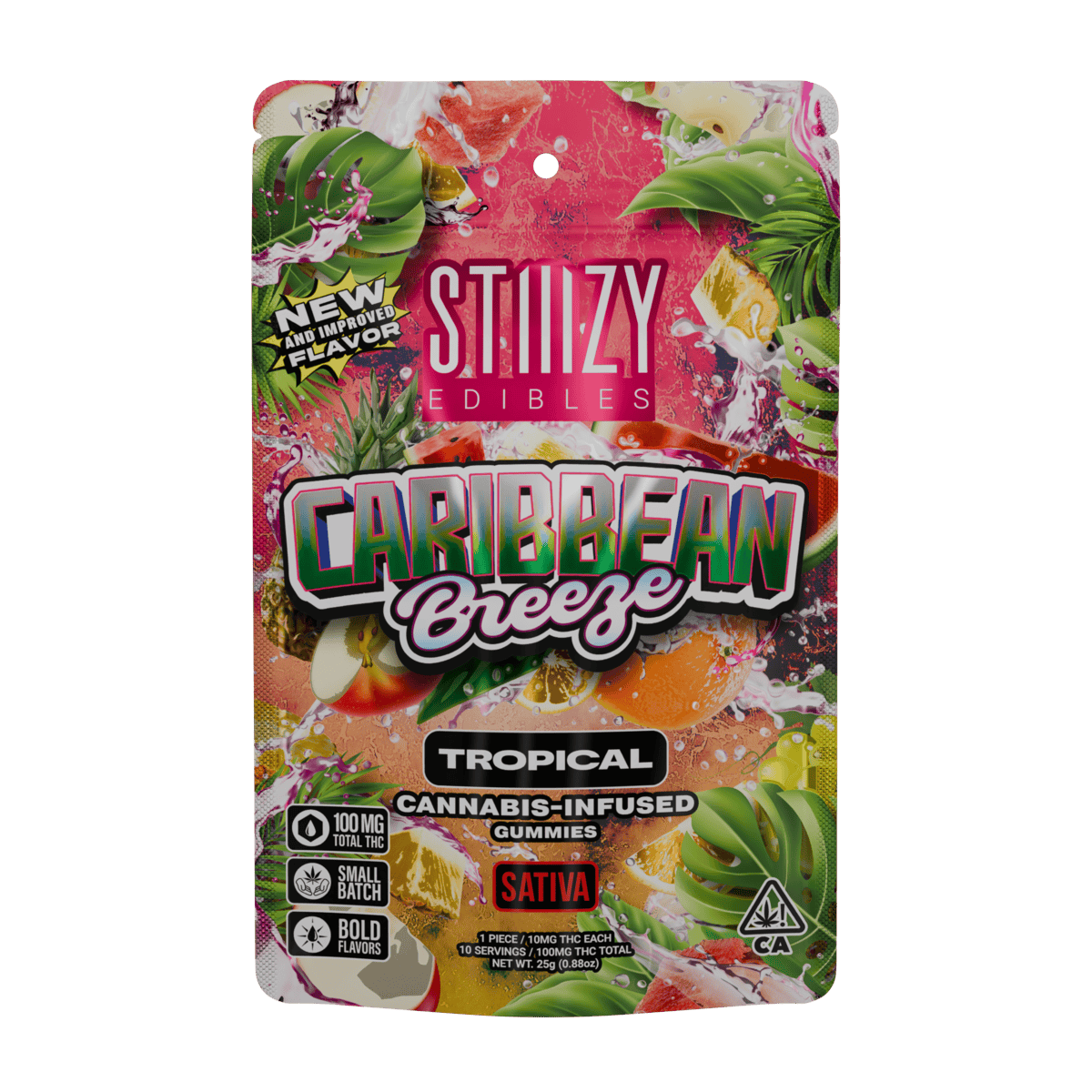 - CARIBBEAN BREEZE - 100MG TROPICAL EDIBLES