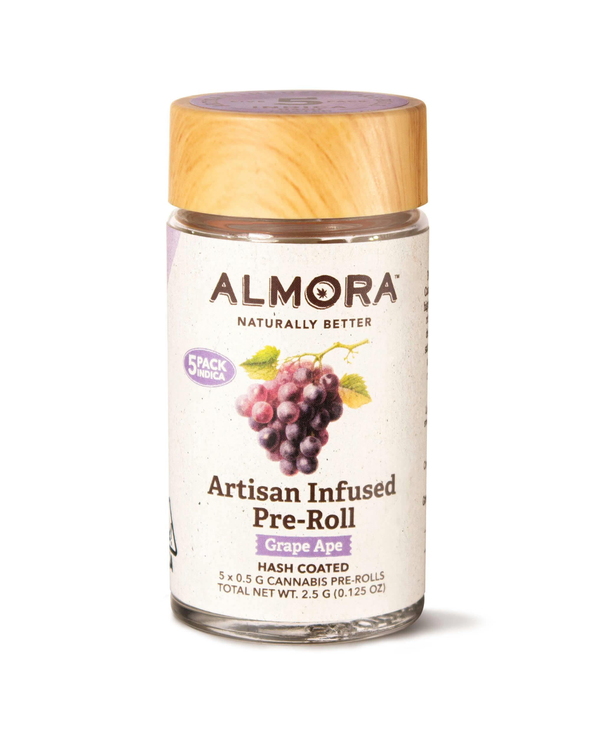 Grape Ape - Artisan Infused Pre Roll 5 Pack | 0.5g