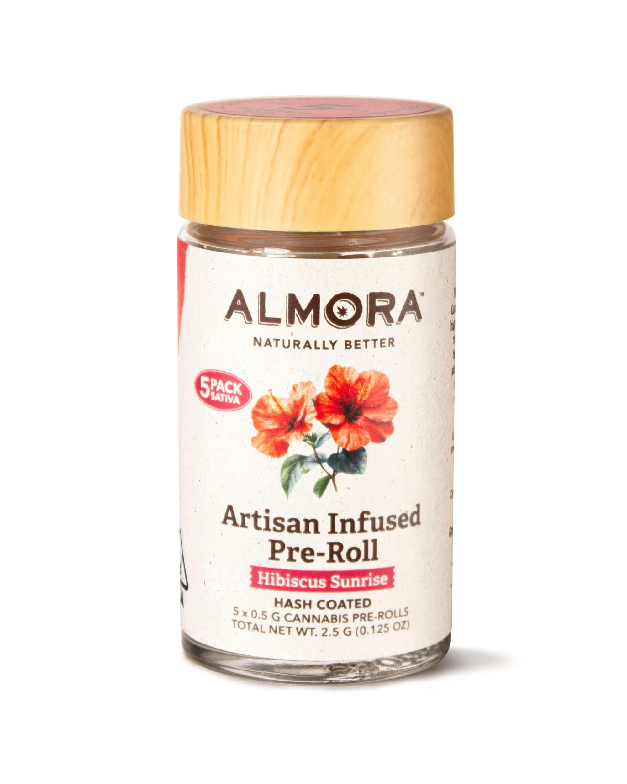 Hibiscus Sunrise - Artisan Infused Pre Roll 5 Pack | 0.5g