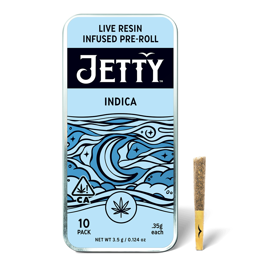 Jetty Pre-Roll Live Resin Infused 10 Packs (3.5g) Fatso x Mule Fuel