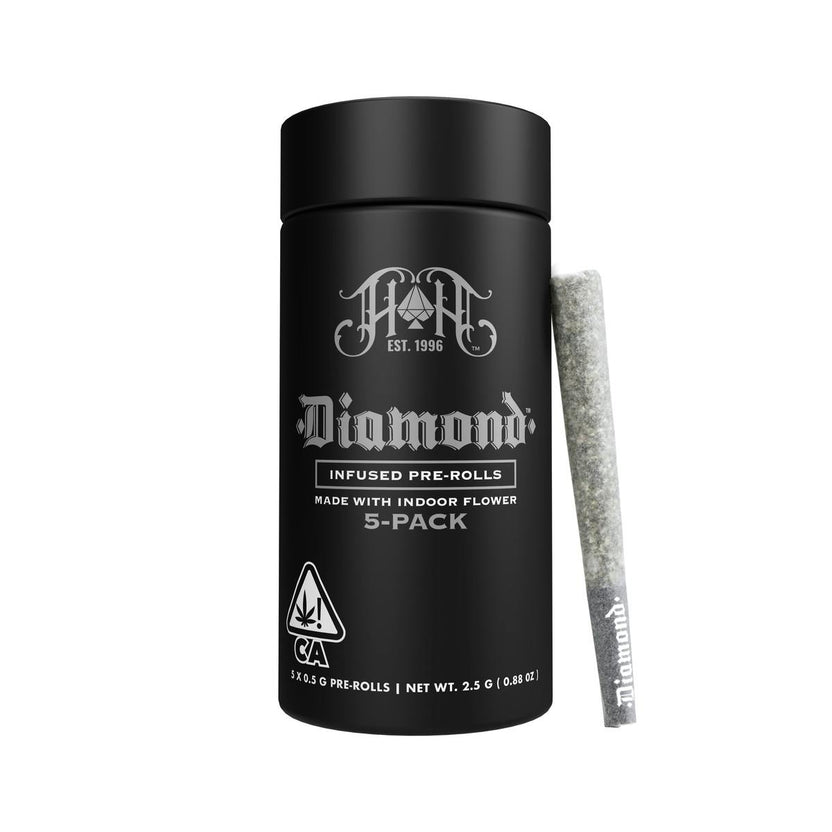 Wedding Cake - Diamond Infused Pre-Rolls | 2.5G 5-Pack