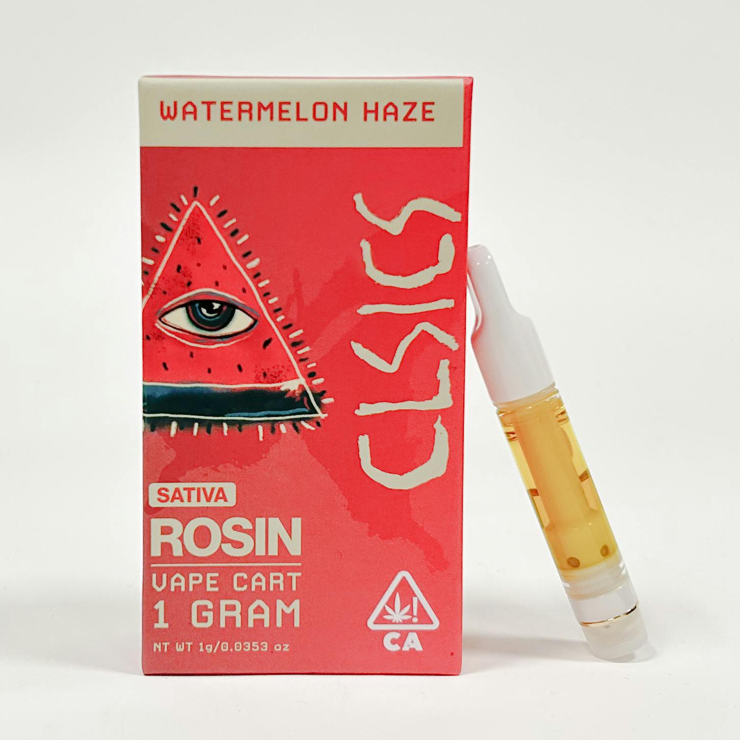 Watermelon Haze - Live Rosin Vape Cartridge 1g