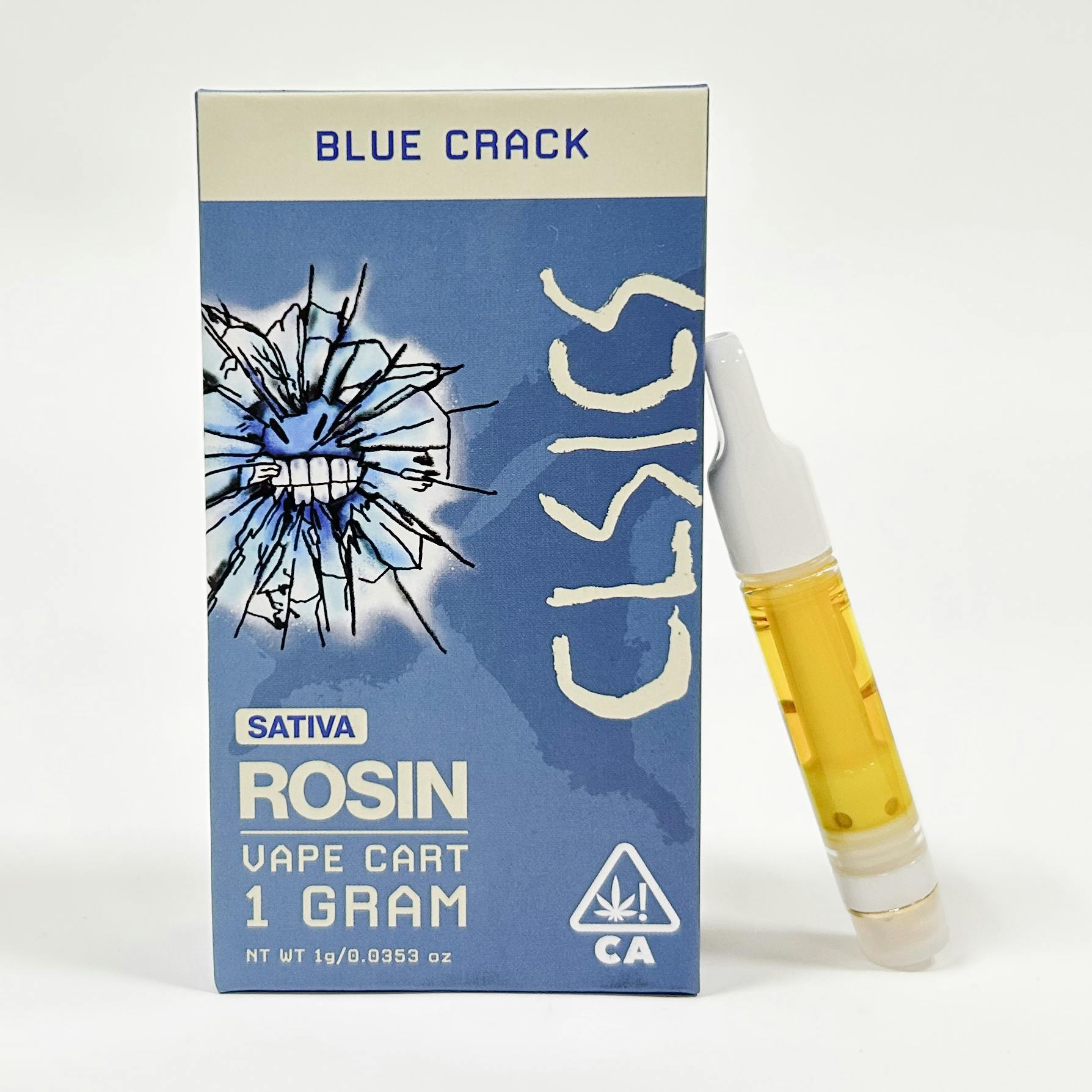 Blue Crack - Live Rosin Vape Cartridge 1g