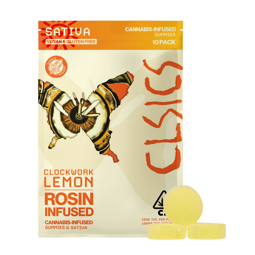 Clockwork Lemon - 10Pk GUMMIES LIVE ROSIN INFUSED