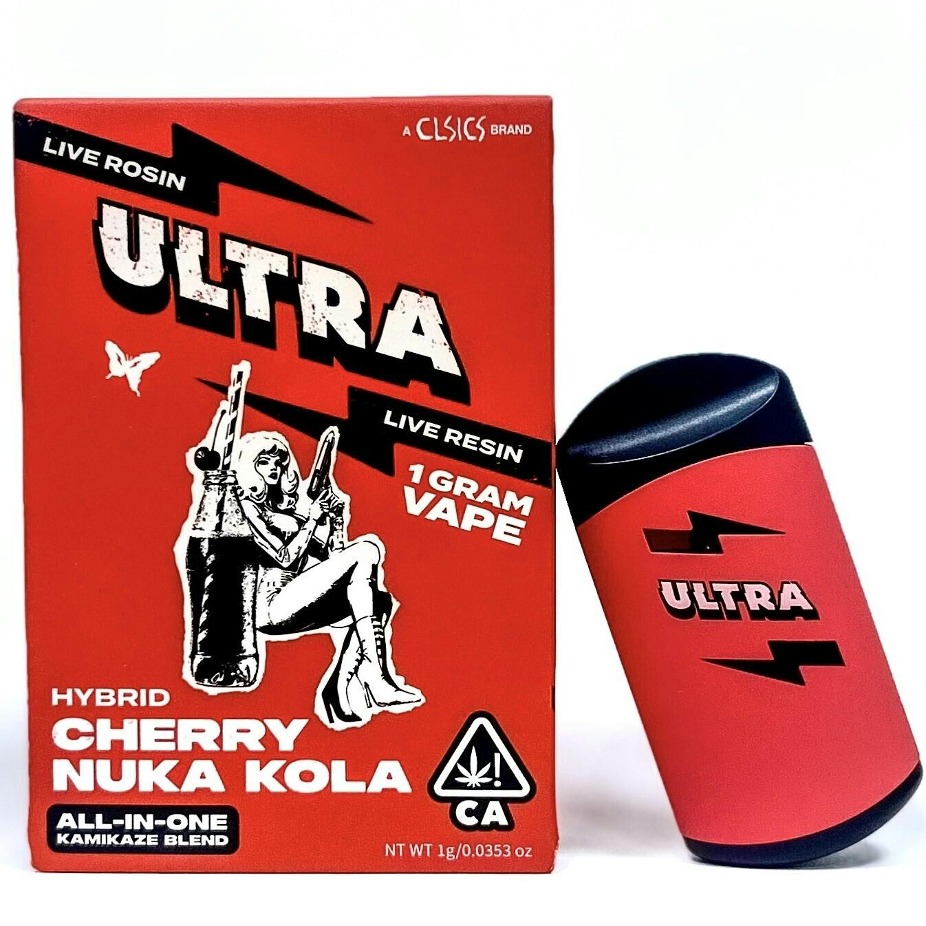 Cherry Nuka Kola - 1g Live Rosin/Live Resin All-In-One Vape