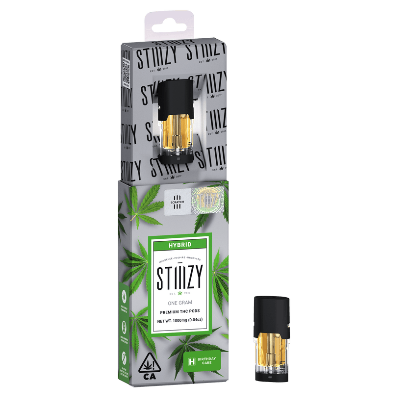 Vape Cartridge - BIRTHDAY CAKE 1G Original THC Pod - STIIIZY