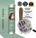HEADY CHERRY — Mini Joint Infused + Kief (0.5g)