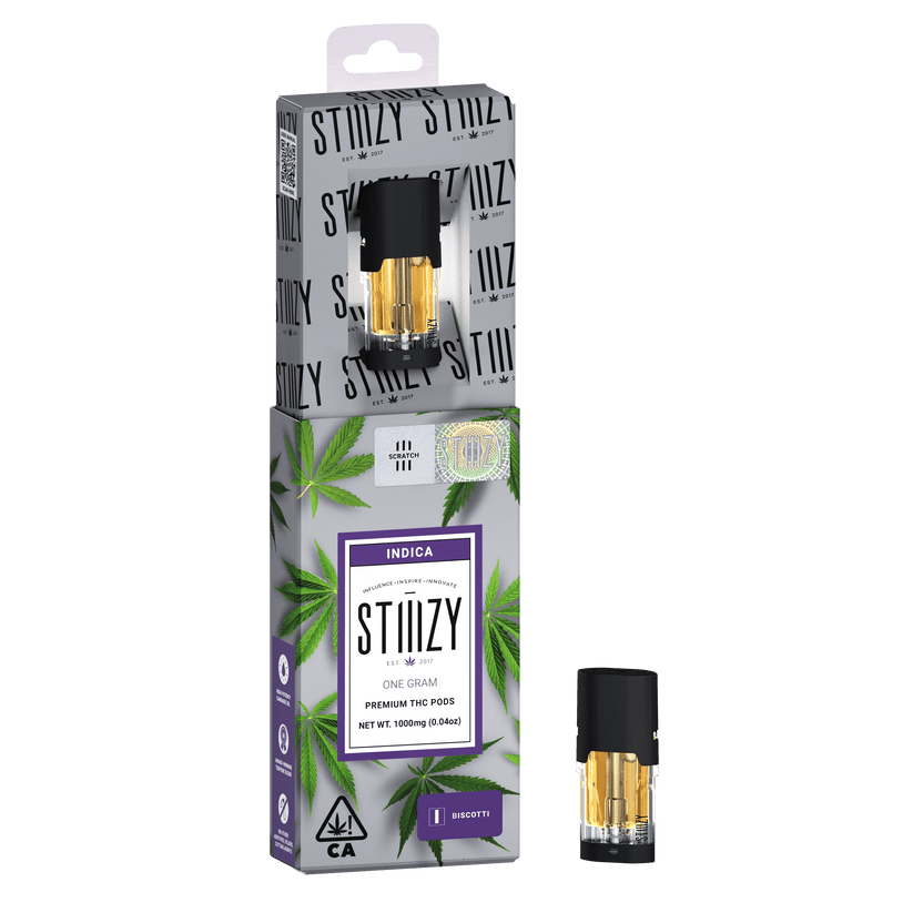 Vape Cartridge - BISCOTTI 1G Original THC Pod - STIIIZY