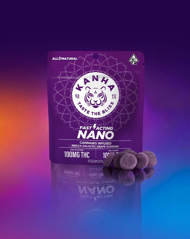 Galactic Grape | NANO | Indica | 100mg THC | 10-pack