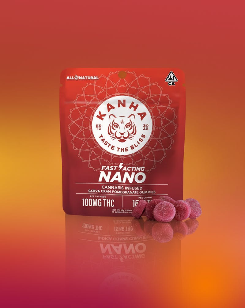 Cran-Pomegranate | NANO | Sativa | 100mg THC | 20-pack