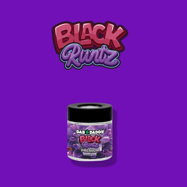 Black Runtz Flower Dab Daddy® 3.5g Premium Indoor Flower