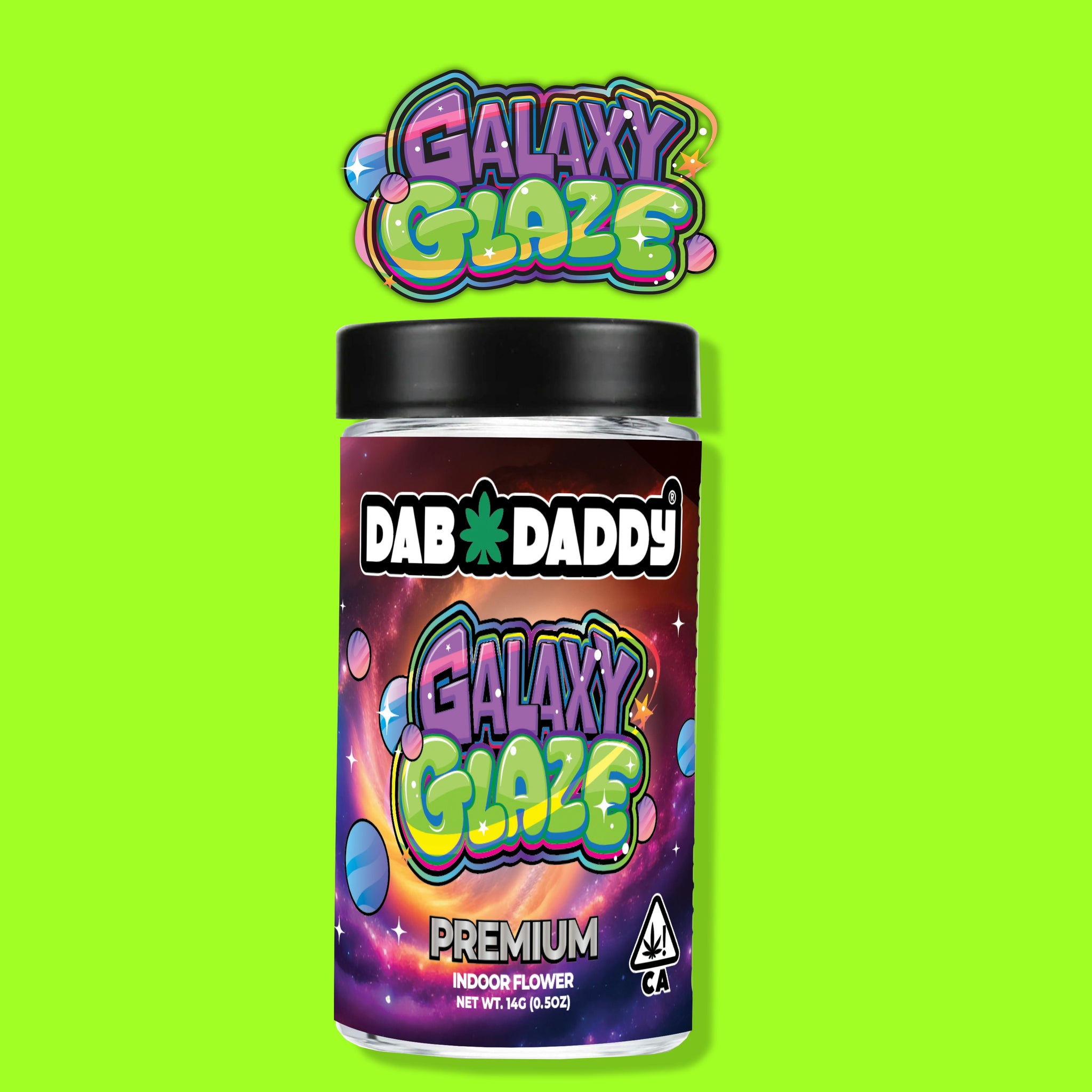 Galaxy Glaze Flower Dab Daddy® 14g Premium Indoor Flower