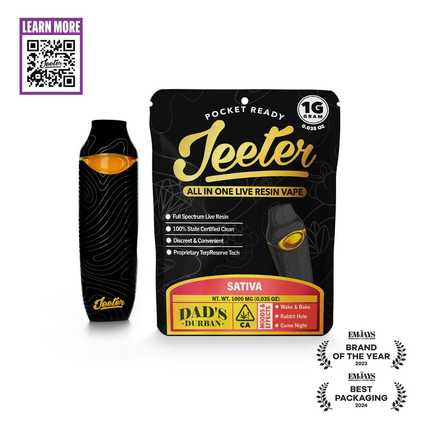 Jeeter All In One Live Resin Vape - Dad's Durban