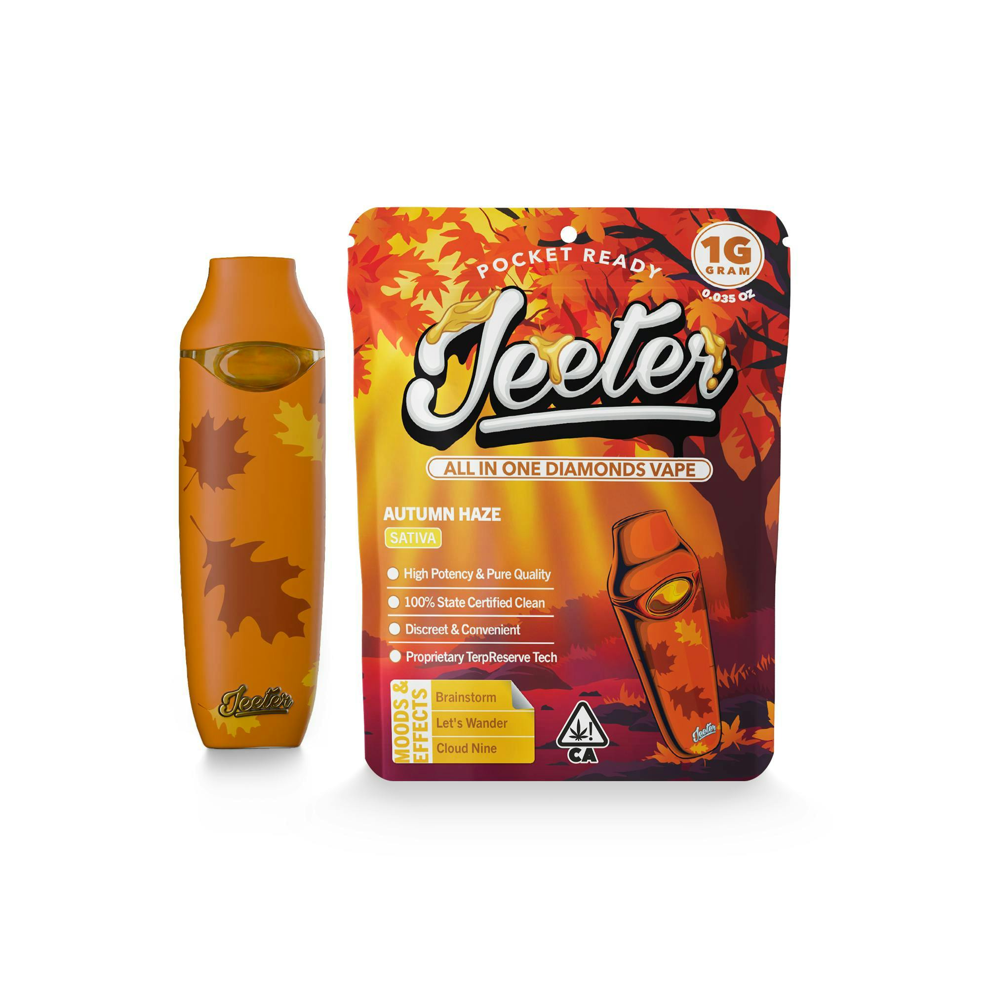Jeeter All In One Diamonds Vape - Autumn Haze