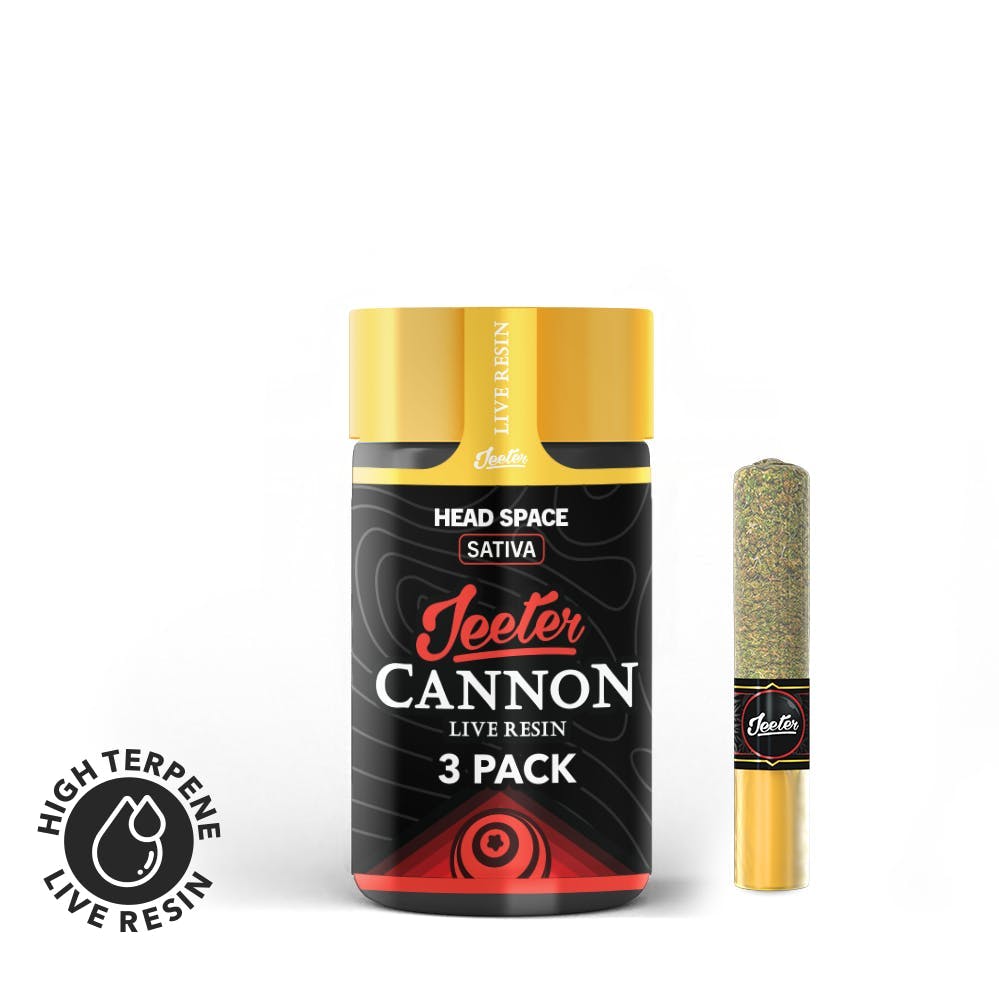 Jeeter Cannon Live Resin - 3 Pack - Head Space
