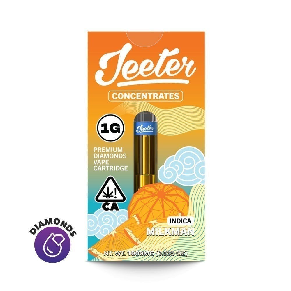 Jeeter Concentrates Diamonds Vape Cartridge - Milkman