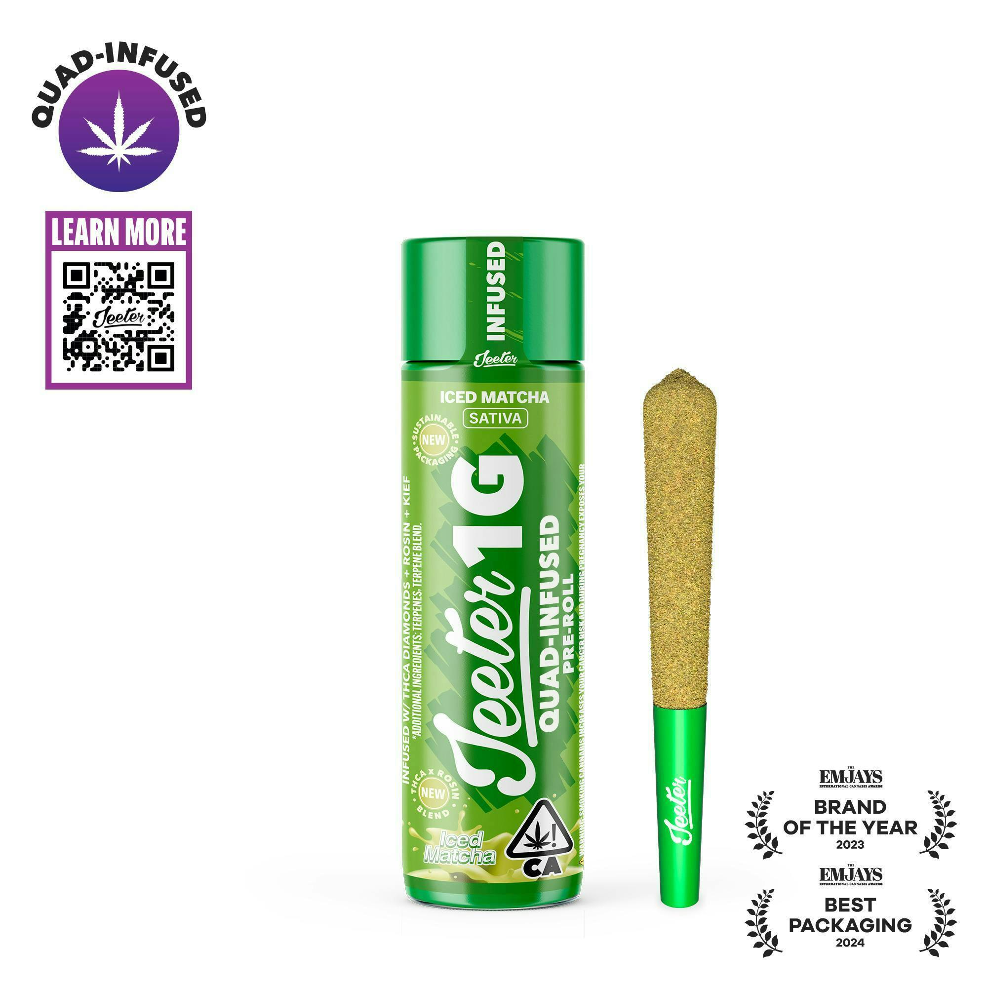 Jeeter Joint | Quad-Infused - Iced Matcha