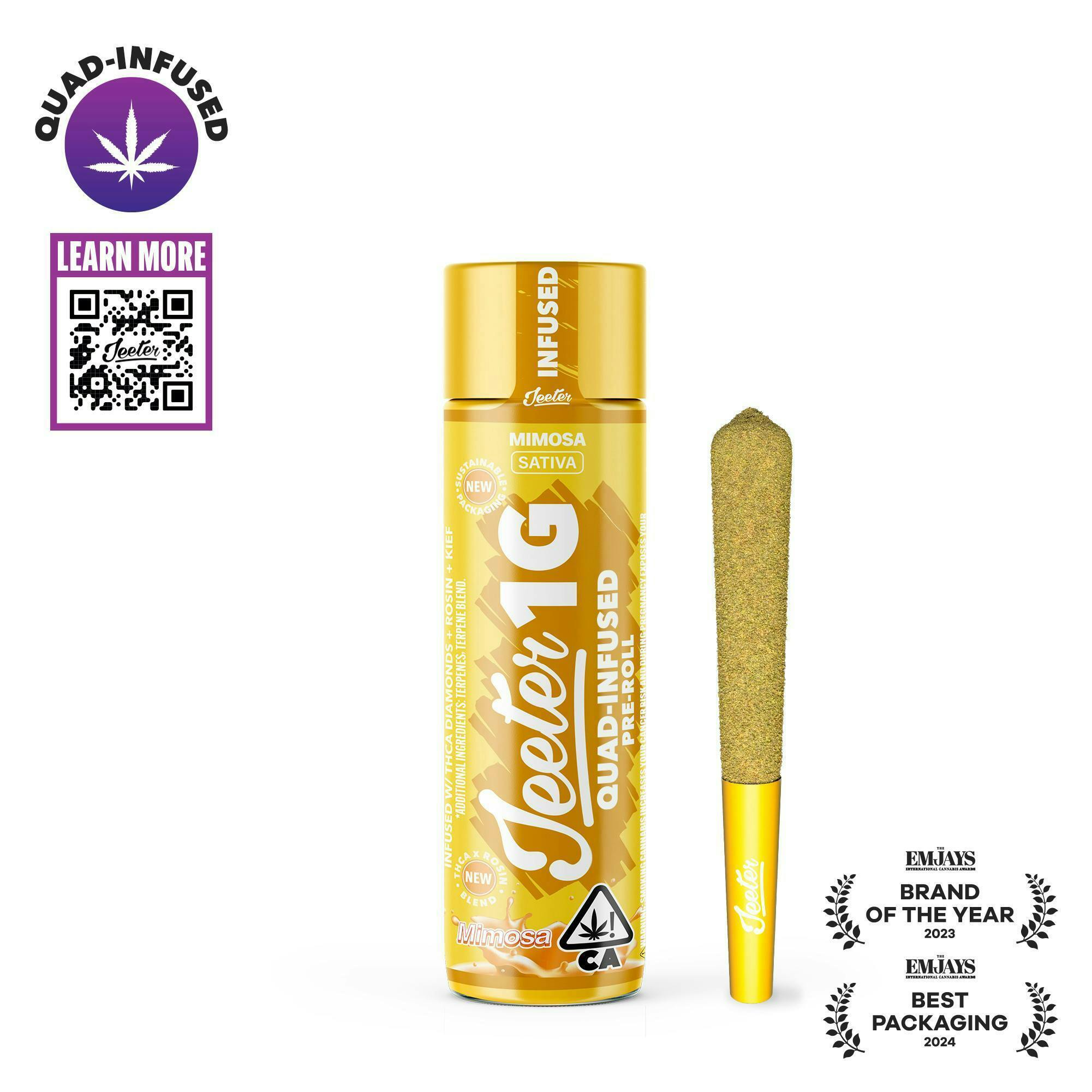 Jeeter Joint | Quad-Infused - Mimosa
