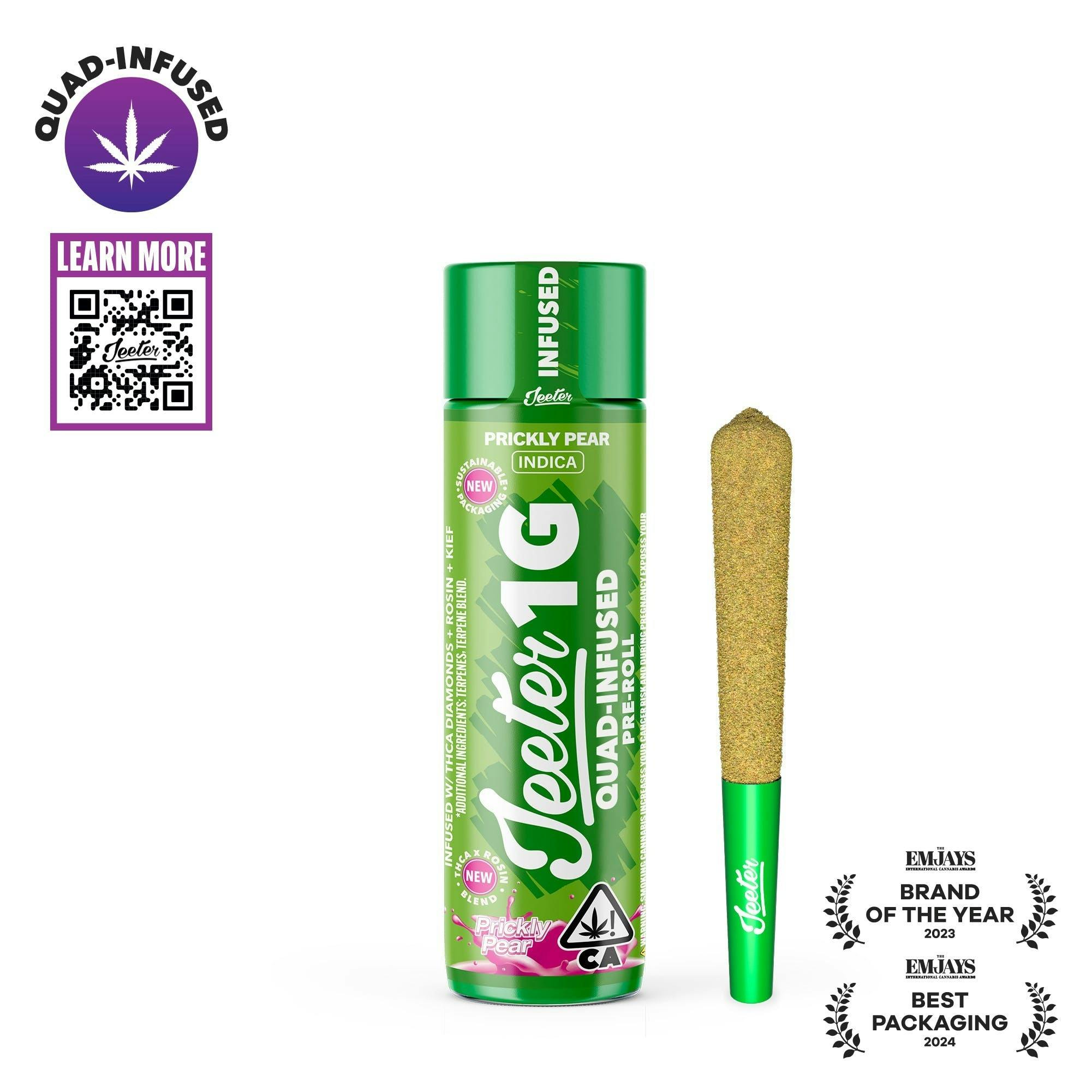Jeeter Joint | Quad-Infused - Prickly Pear