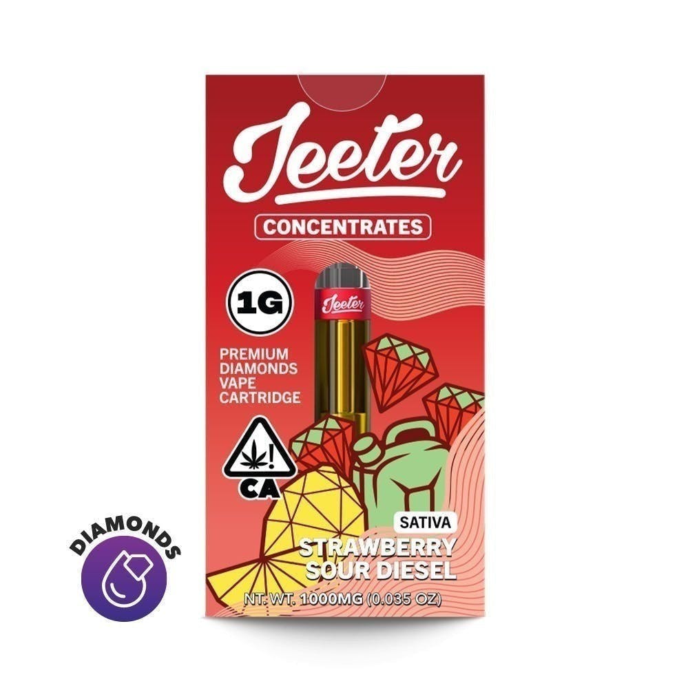 Jeeter | Strawberry Sour Diesel | Premium Diamonds Cartridge | 1g