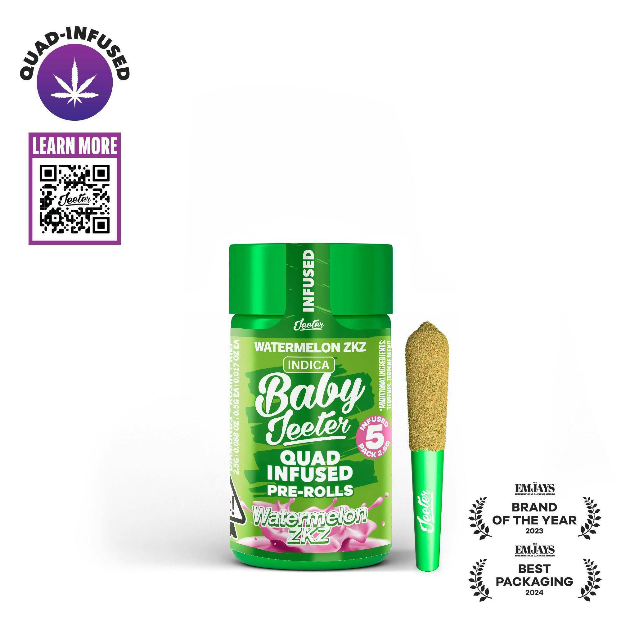 Baby Jeeter | Quad-Infused - Watermelon ZKZ
