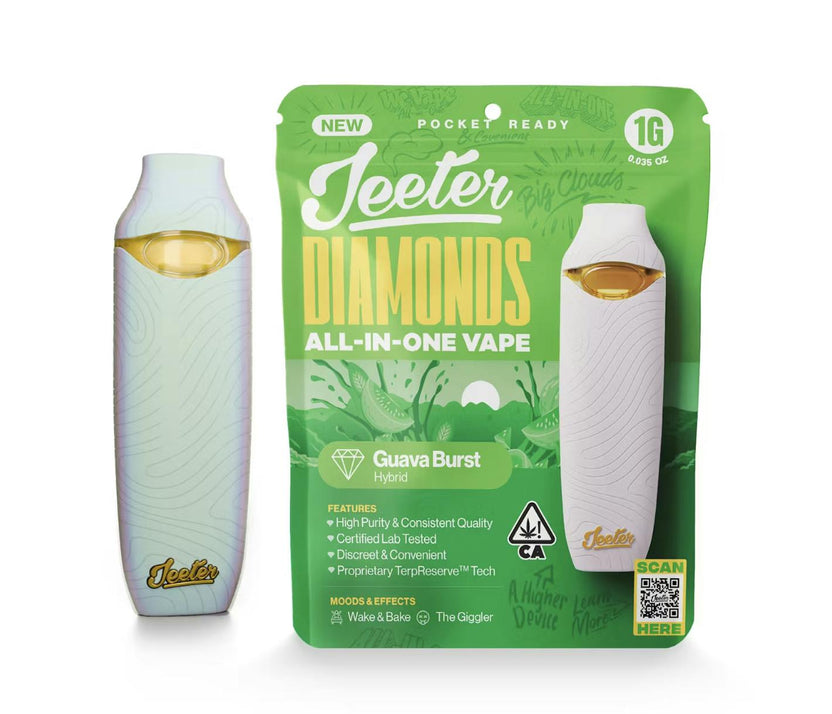 Jeeter All In One Diamonds Vape - Guava Burst