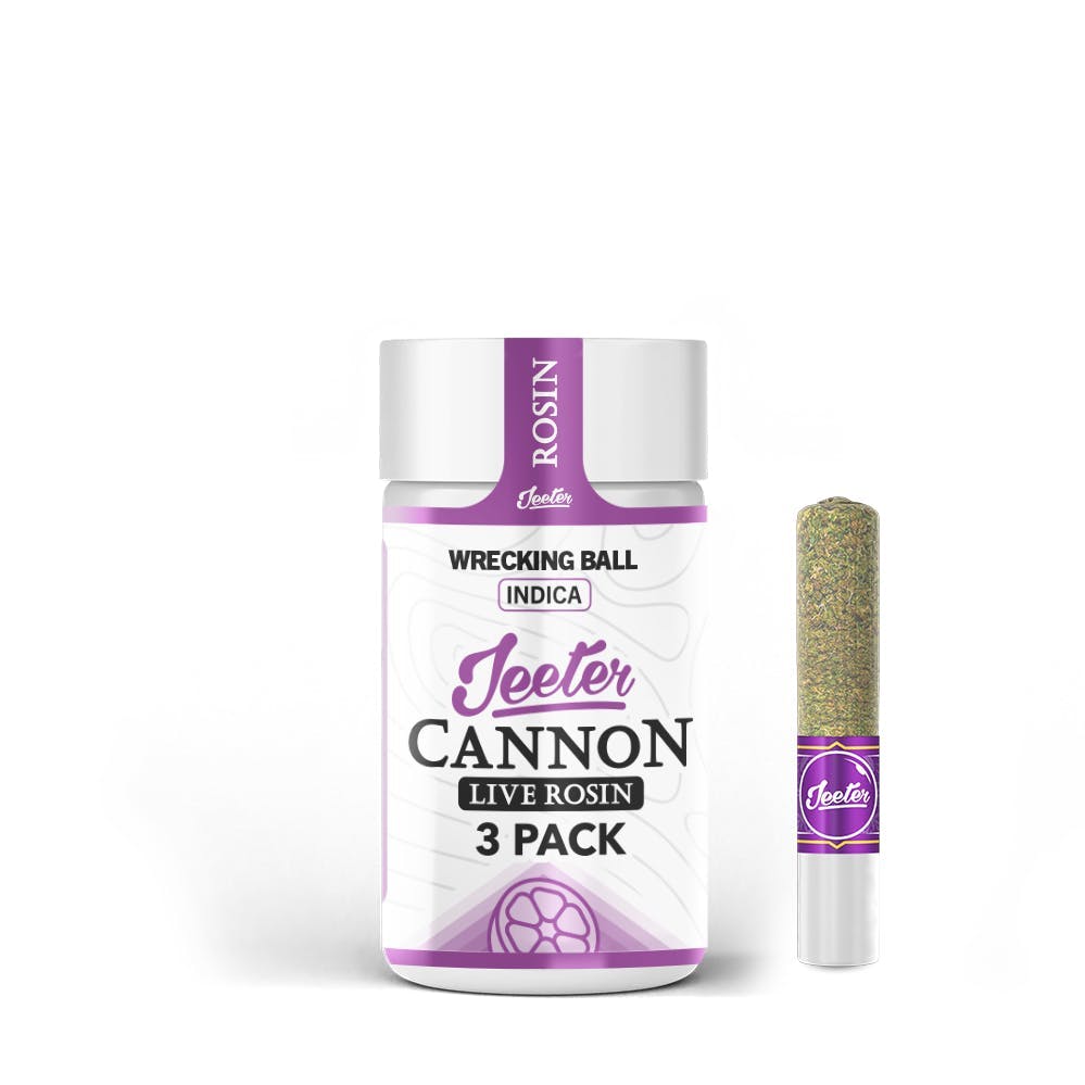 Jeeter Cannon Live Rosin - 3 Pack - Wrecking Ball