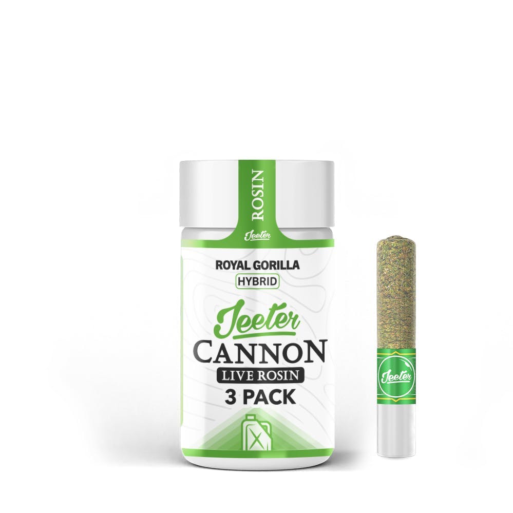 Jeeter Cannon Live Rosin - 3 Pack - Royal Gorilla