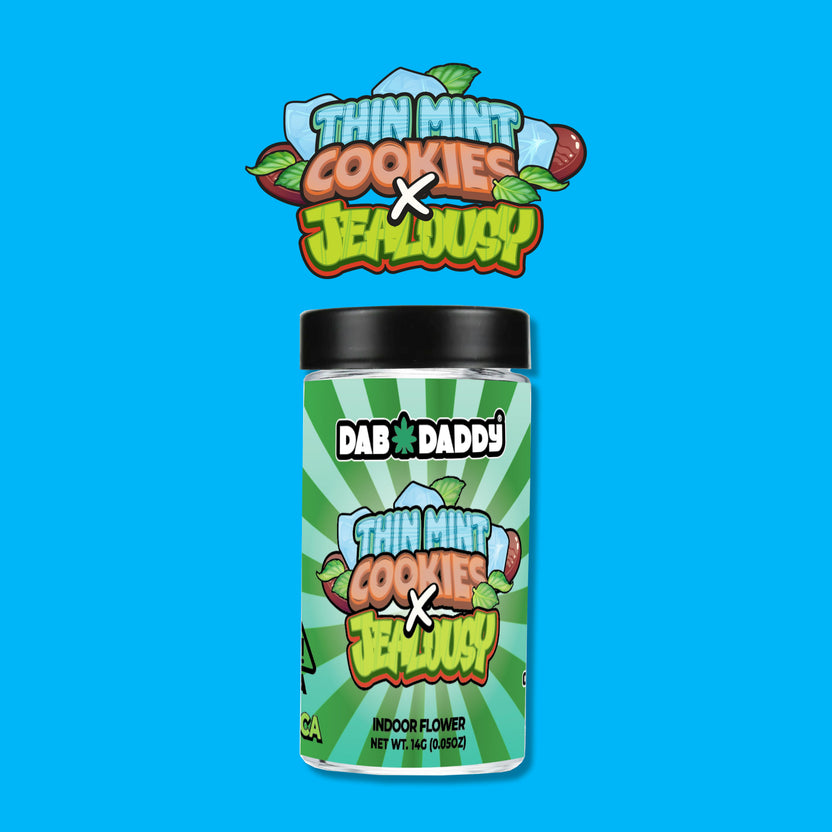 Thin Mint Cookies X Jealousy Flower Dab Daddy® 14g Premium Indoor Flower