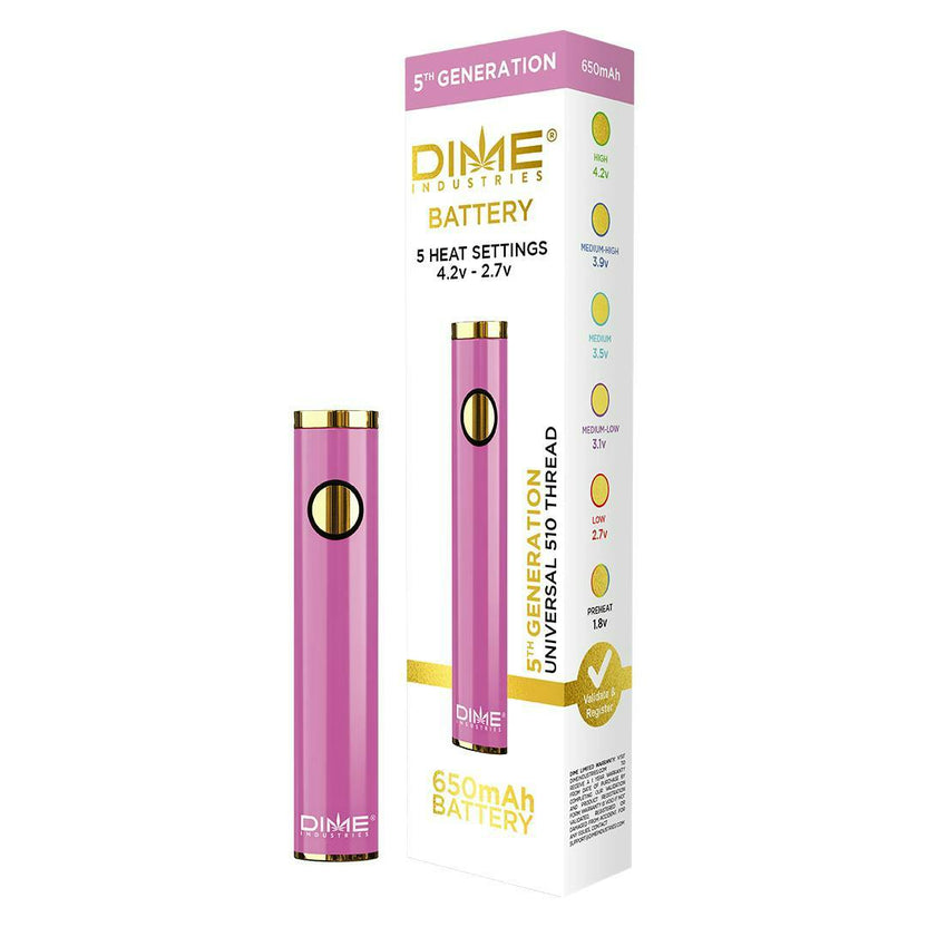 Dime Industries | Pink 510 Thread | Batteries