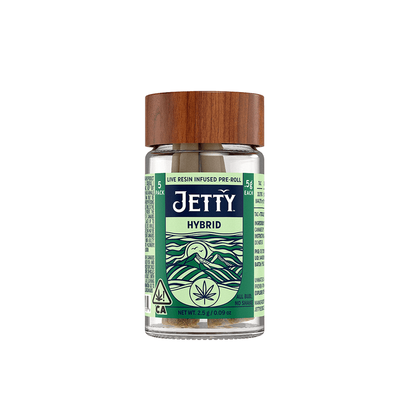 Jetty Pre-Roll Infused 5 Pack (2.5g) Governmint Cheese x Maui Gas