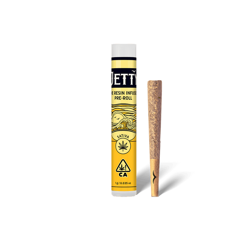 Jetty Pre-Roll Live Resin Single (1g) Super Lemon Haze x Garlic Sherbet