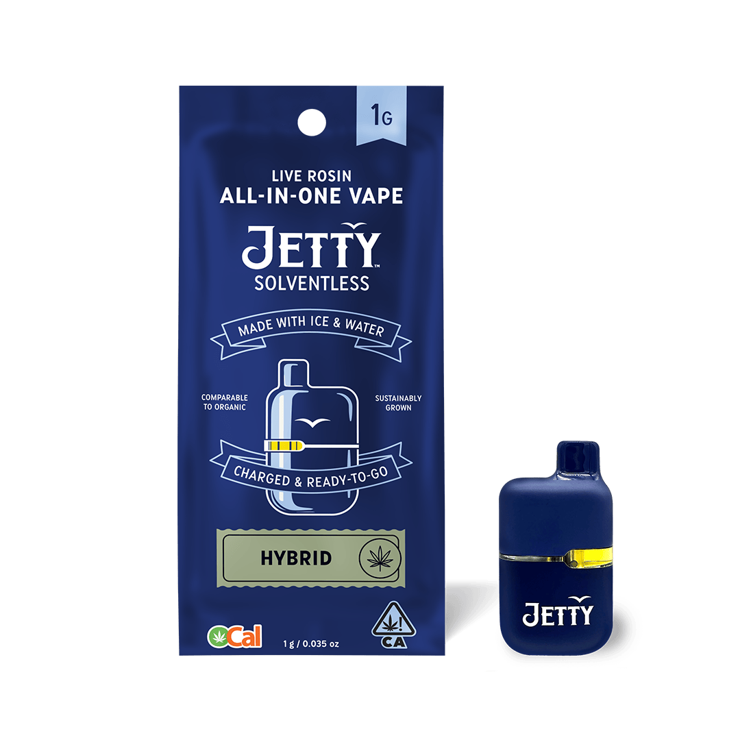 Jetty Extracts | Mini Tank | Mud Slide | Live Rosin Disposable | 1g