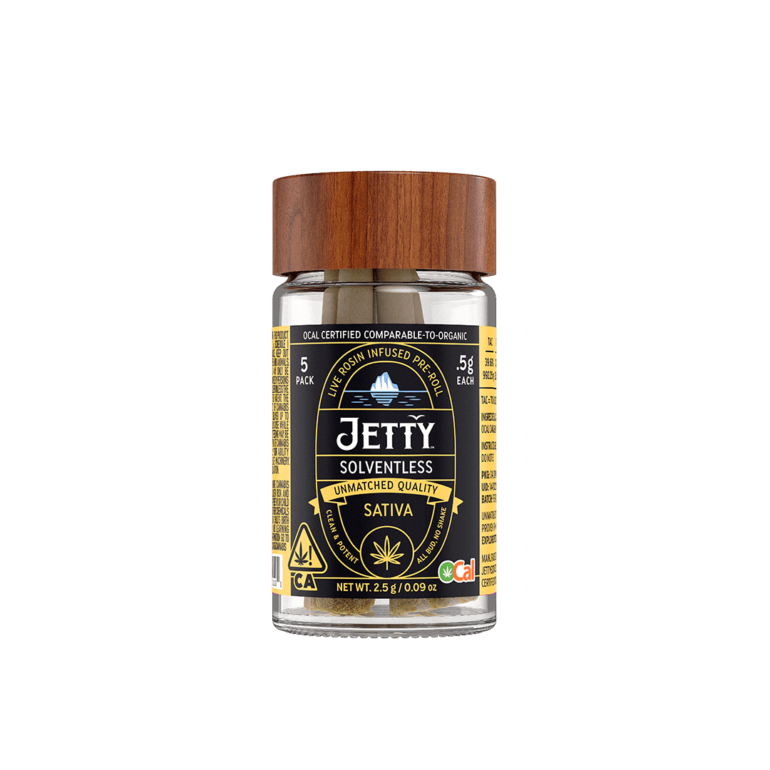 Jetty Pre-Roll OCal Live Rosin 5 Pack (2.5g) Tropicana Cherry x Sour Cherry