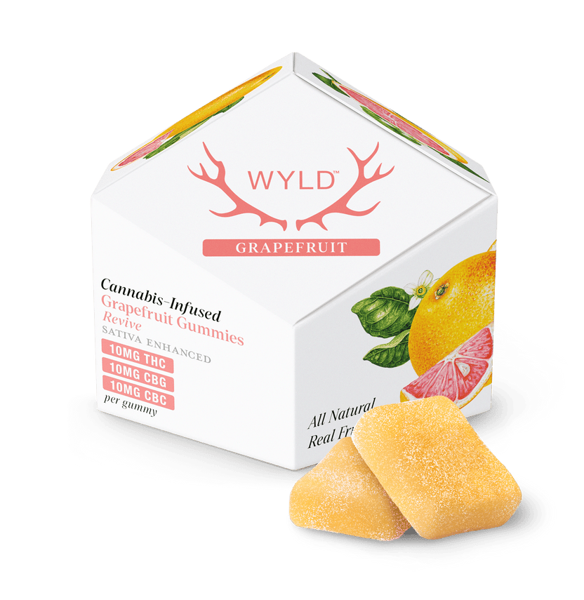 Grapefruit 1:1:1 CBG:CBC + Sativa Enhanced Gummies | 100:100:100mg