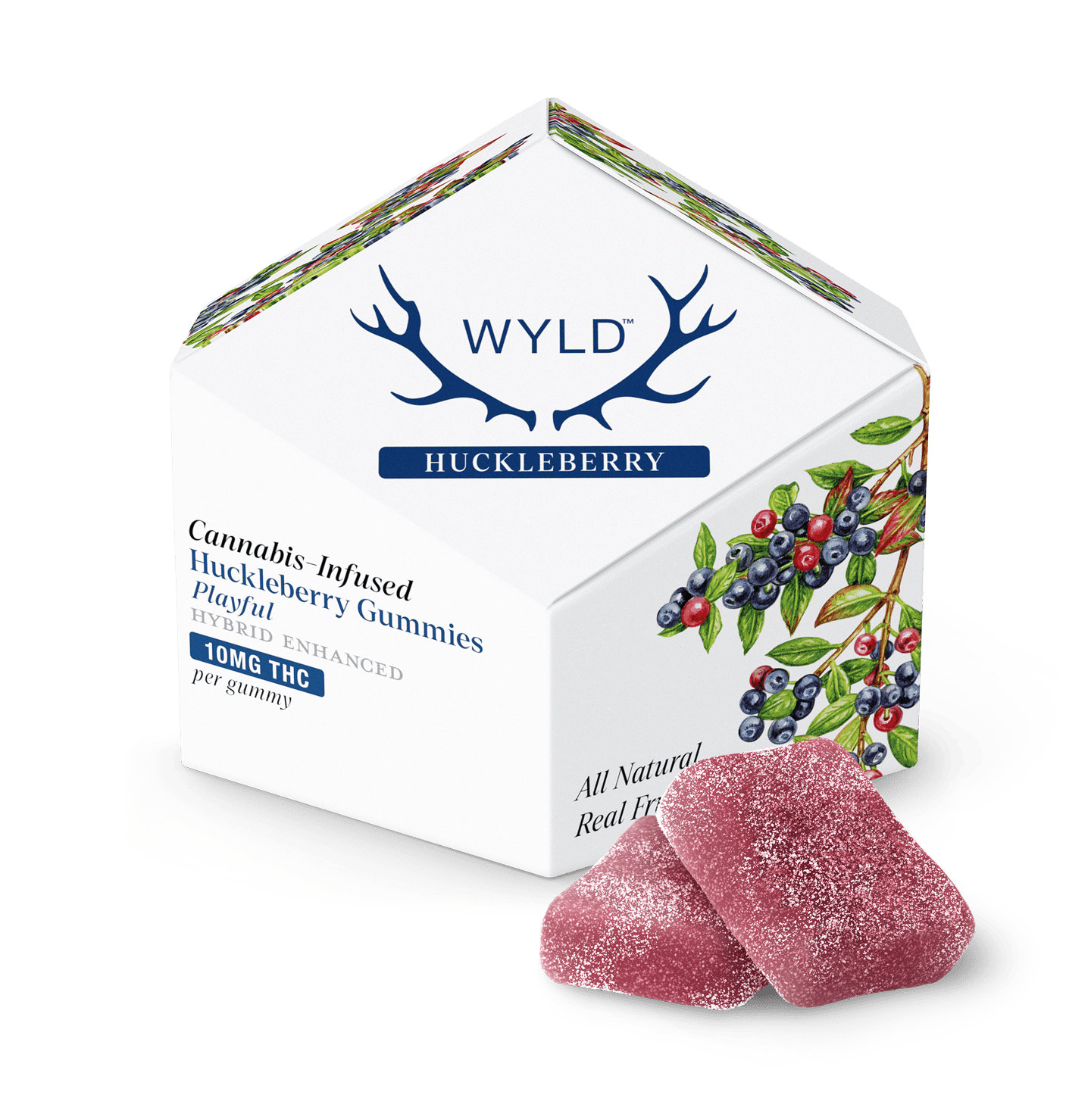 Huckleberry Hybrid Enhanced Gummies 100mg
