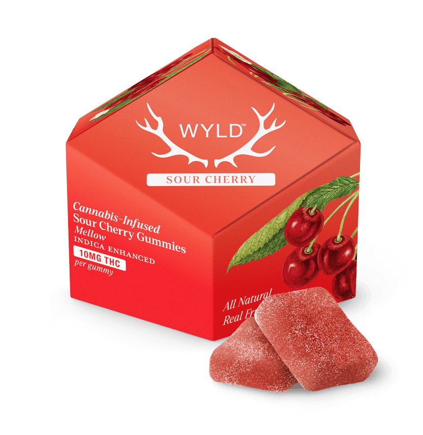 Sour Cherry Indica Enhanced Gummies