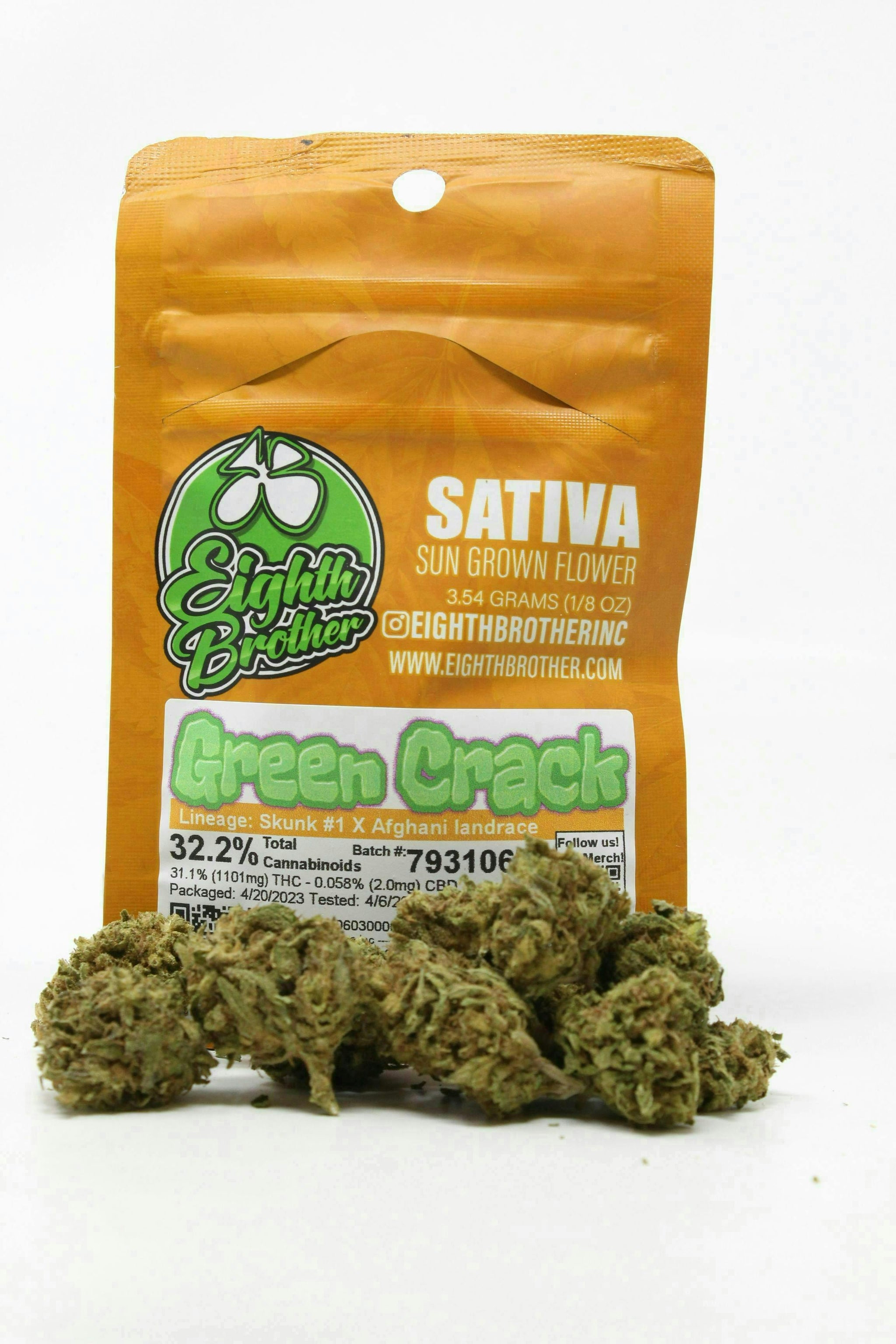 Eighth Brother | Green Crack | Big Buds | 3.54g