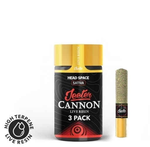Jeeter Cannon Live Resin - 3 Pack - Green Crack