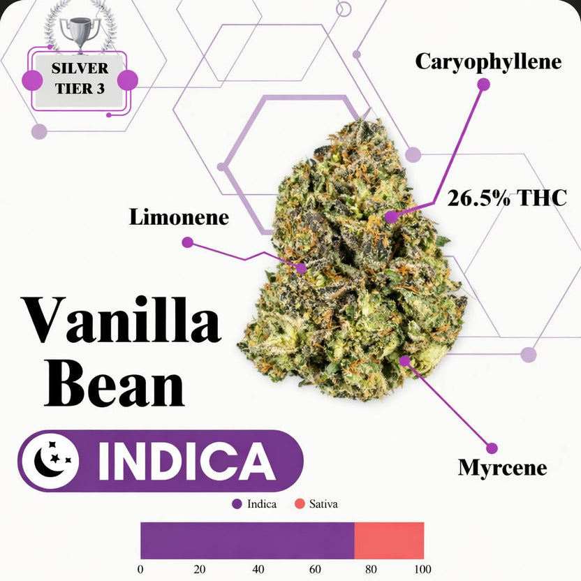 TIER 3 FLOWER - VANILLA BEAN - INDICA