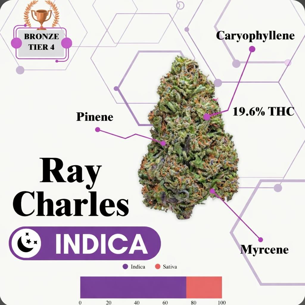 TIER 4 FLOWER - RAY CHARLES - INDICA