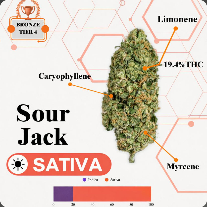 TIER 4 FLOWER - SOUR JACK - SATIVA